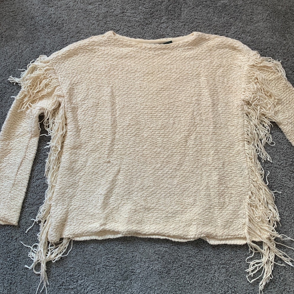 Ralph Lauren Fringe Sweater